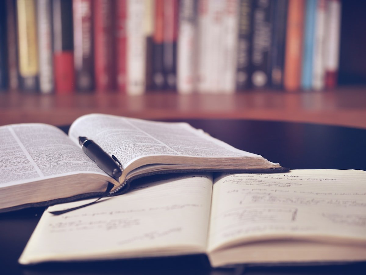 A notebook and pen for journaling and learning